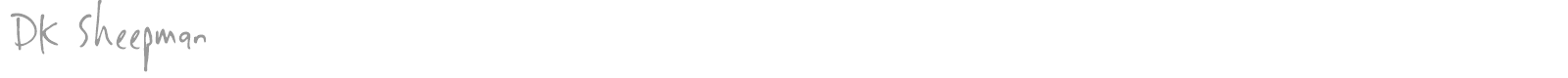 DK Sheepman font preview
